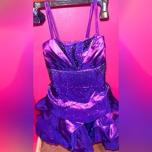 Purple kids dress